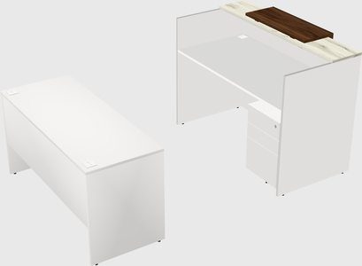 Modular reception desk