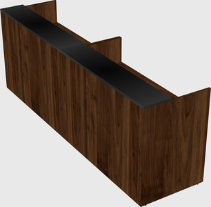Shared u-shaped reception desks
