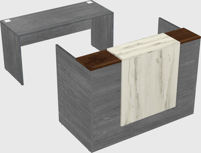 Modular reception desk