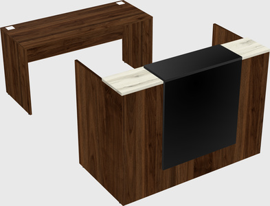 Modular reception desk