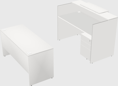 Modular reception desk