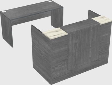Modular reception desk