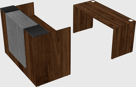 Modular reception desk