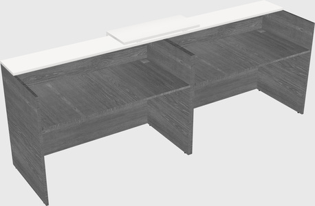 Shared u-shaped reception desks
