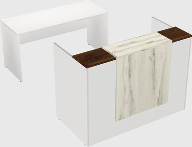 Modular reception desk