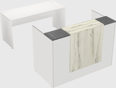 Modular reception desk