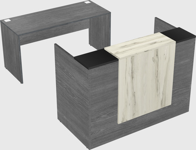 Modular reception desk