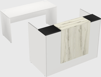 Modular reception desk