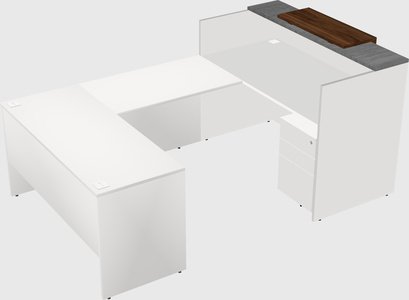 Modular reception desk