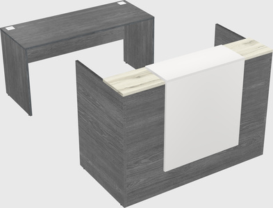 Modular reception desk