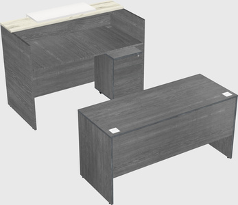 Modular reception desk