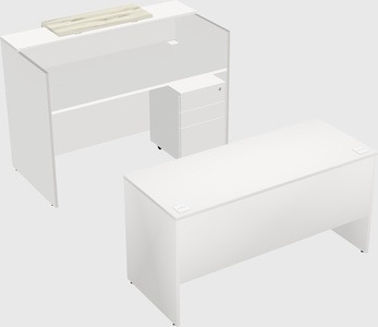 Modular reception desk