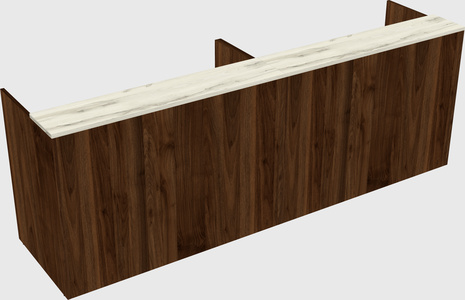 Shared u-shaped reception desks