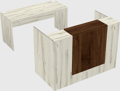 Modular reception desk