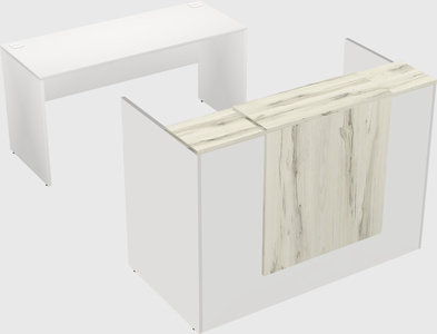 Modular reception desk