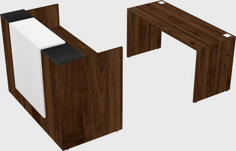 Modular reception desk