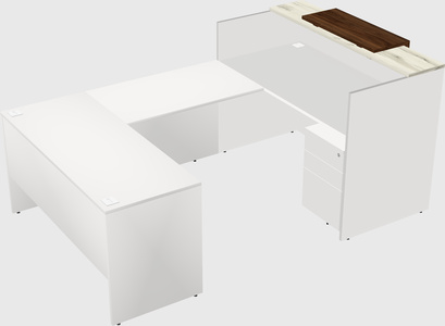 Modular reception desk