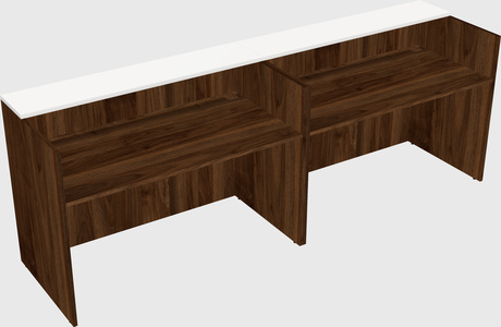 Shared u-shaped reception desks