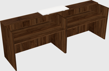 Shared u-shaped reception desks