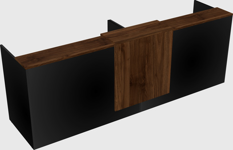 Shared u-shaped reception desks