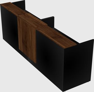 Shared u-shaped reception desks