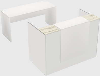 Modular reception desk