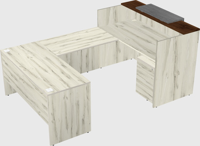 Modular reception desk