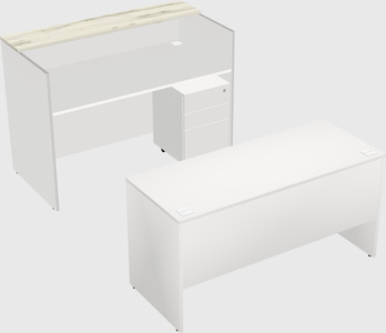 Modular reception desk