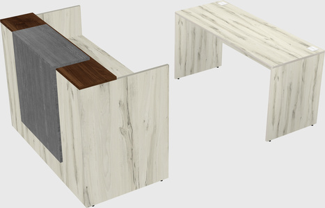 Modular reception desk