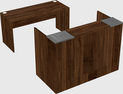 Modular reception desk