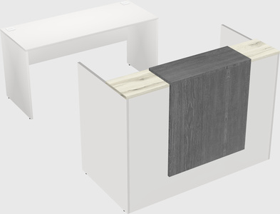 Modular reception desk