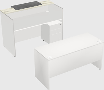 Modular reception desk