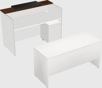 Modular reception desk