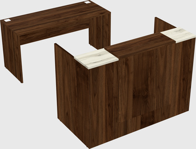 Modular reception desk