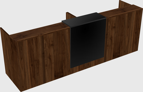 Shared u-shaped reception desks
