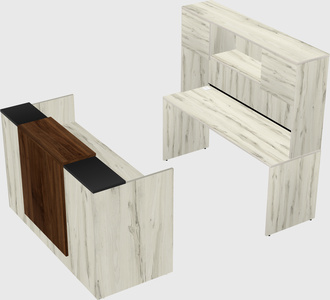 Modular reception desk