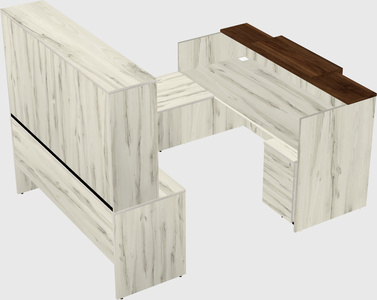 Modular reception desk