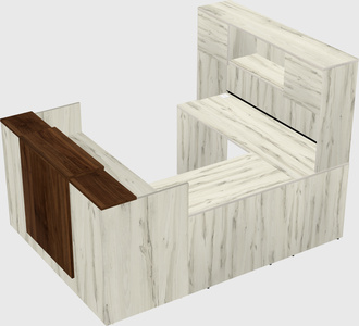 Modular reception desk