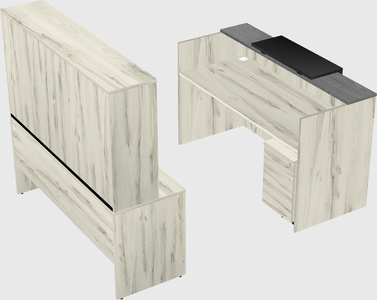 Modular reception desk