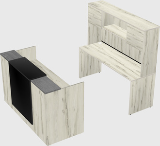Modular reception desk