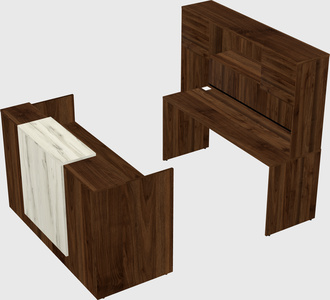 Modular reception desk
