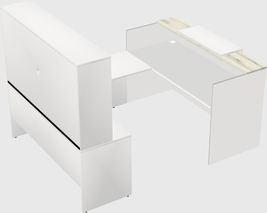 Modular reception desk