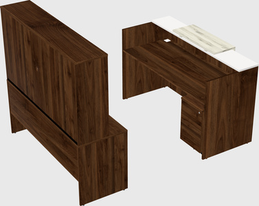 Modular reception desk
