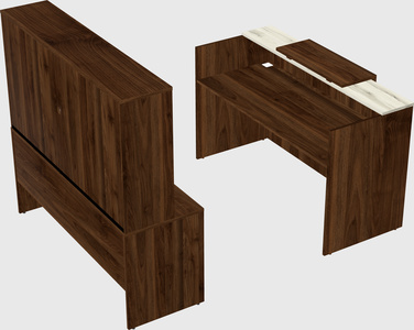 Modular reception desk