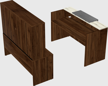 Modular reception desk