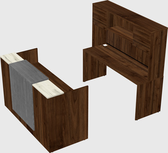 Modular reception desk