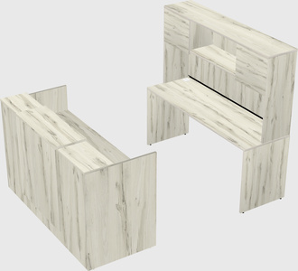 Modular reception desk