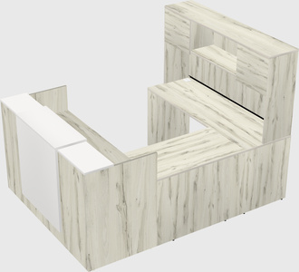 Modular reception desk