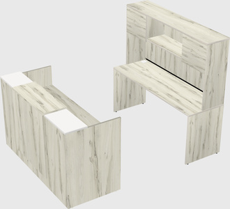 Modular reception desk
