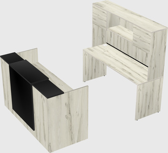 Modular reception desk
